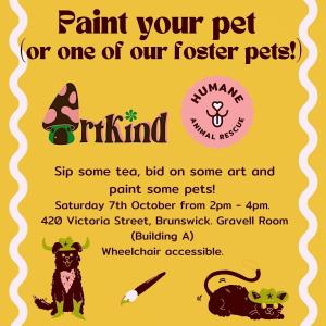 Sip & Paint your (Foster) Pet!