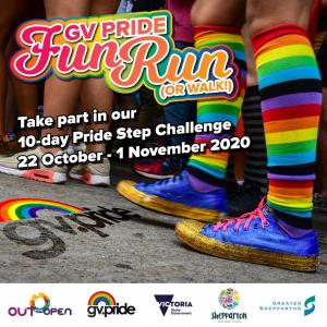 GV Pride Fun Runwalk and 10:day Pride Step Challenge