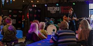 The Big Blue Table @ The Beer Shed