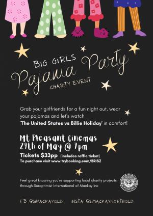 Big Girls Pajama Party Charity Event
