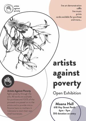 Artists Against Poverty x Moana Hall  |  Open Exhibition
