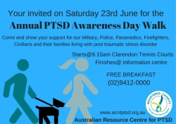 PTSD Awareness Day Walk