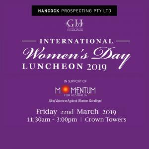 Hancock Prospecting International Womens Day Luncheon 2019