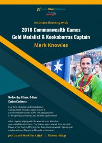 Intimate evening with Commonwealth Games gold medalist Mark Knowles.