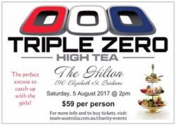 Triple Zero High Tea 2017