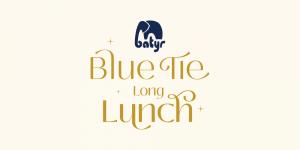 batyrs Blue Tie Long Lunch