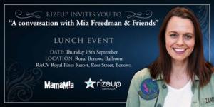 RIZEUP LUNCHEON - A Conversation with Mia Freedman and Friends