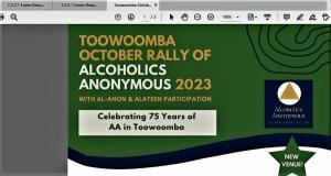 Toowoomba October Rally of Alcoholics Anonymous 2023