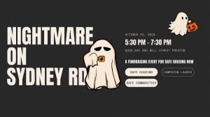 Nightmare on Sydney Road : Halloween Fundraiser for Safer Housing Now