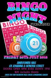 CCC Bingo Night Fundraiser July