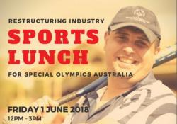 Restructuring Industry Sydney Sports Lunch