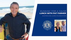 Running for a Cause – Lunch with ultra:marathon legend Pat Farmer