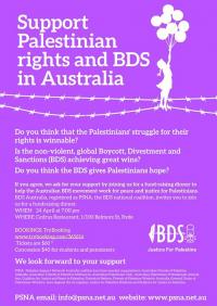 BDS Australia Fundraising Dinner