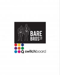 Bare Bros Co. Candlelit flow. A charity yoga event supporting Switchboard