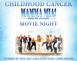 Mamma Mia! Movie Night for Childhood Cancer