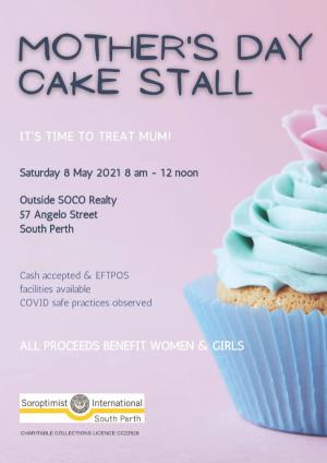 Mothers Day Cake Stall