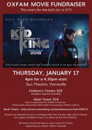 The Kid Who Would Be King..Movie Fundraiser