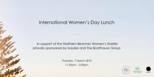 IWD Luncheon by The Boat House and bassike, in support of NBWS