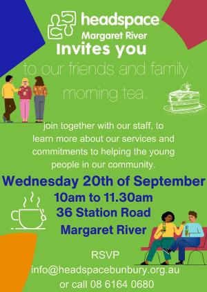headspace Margaret River Family and Friends Morning tea