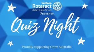 Rotaract Subiaco Quiz Night - Proudly supporting Grow Australia