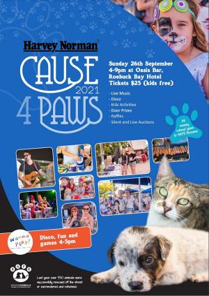 Harvey Norman Cause 4 Paws 2021