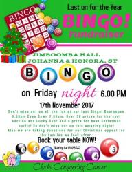 CCC Bingo Night November Fundraiser