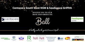 Centacare South West NSW and headspace Griffith Blue & Green Tie Ball