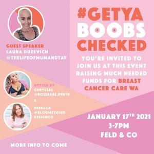 GET YA BOOBS CHECKED EVENT