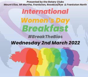 Rotary International Womens Day Breakfast Event