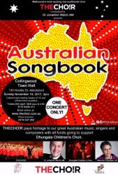 Australian Songbook concert flyer