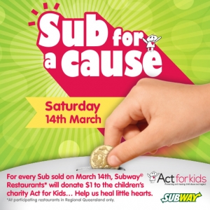 Sub For A Cause - Act For Kids QLD