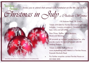 Support July 9 Fernlea House Christmas in July 2016 - Mt Evelyn VIC