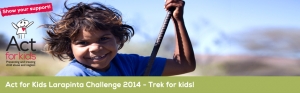 Larapinta Trail Trek to Raise Funds for Act for Kids
