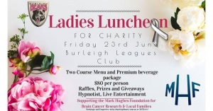 June 23 Burleigh Bears QLD Ladies Luncheon Charity Fundraiser