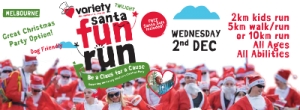Dec 2 Variety Santa Fun Run - Melbourne