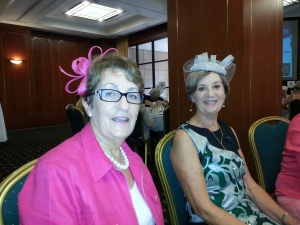 Sumptuous Mary Lakey Hats at Tatts Morning Tea for Ovarian Cancer Research in Brisbane