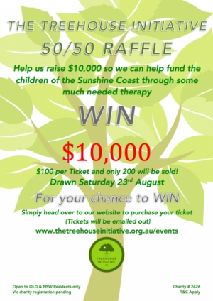 Support The Treehouse Initiative 50/50 Raffle