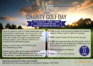 Apr 27 Share Care Charity Golf Day - Catherine Field