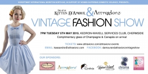 Support May 5 Brisbane Fundraiser Vintage Fashion Show featuring Kitten Damour &amp; Attraxionz