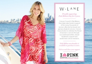 W.Lane Supports Cancer Councils Pink Ribbon Day