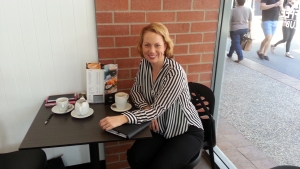 Coffee with Kerry Bell from Ovarian Cancer Research Foundation