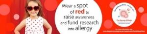 Apr 2-8 Wear a Spot of Red for World Allergy Week